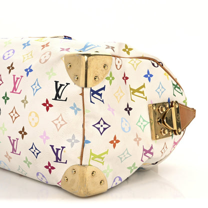 Monogram Multicolor Speedy 30 White