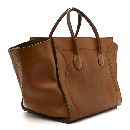 Natural Calfskin Medium Phantom Luggage Tan