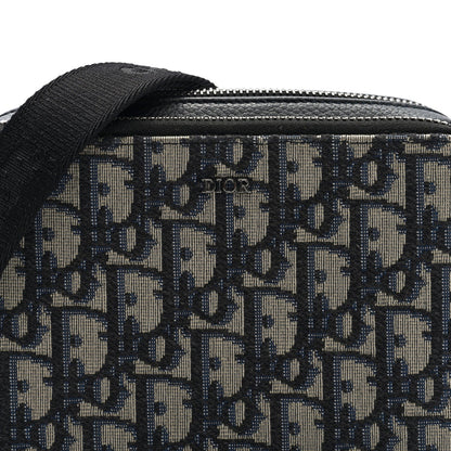 Oblique Pouch Beige Black
