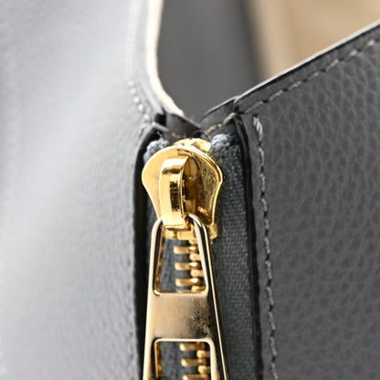 Grained Calfskin Small Hammock Shoulder Bag Asphalt