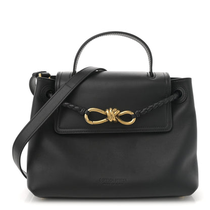Silky Calfskin Small Ciao Ciao Black