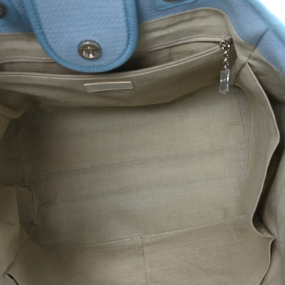 Mixed Fibers Medium Deauville Tote Light Blue