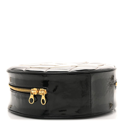 Patent CC Round Vanity Case Black
