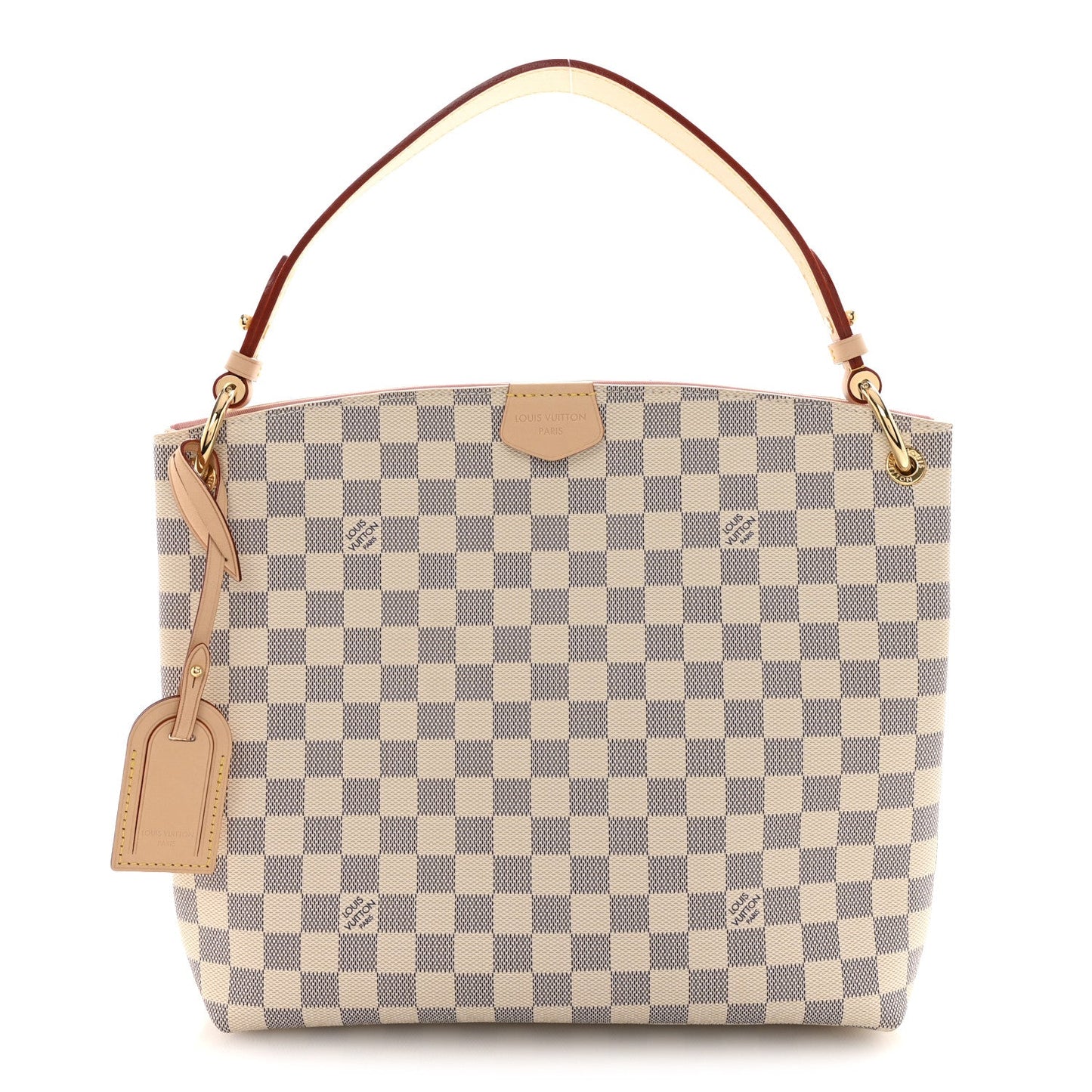 Damier Azur Graceful PM Rose Ballerine