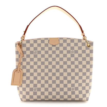 Damier Azur Graceful PM Rose Ballerine