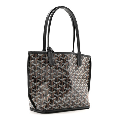 Goyardine Reversible Mini Anjou Black