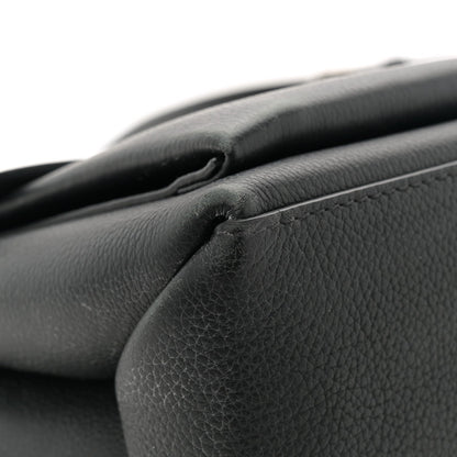 Soft Calfskin My Lockme Top Handle Black