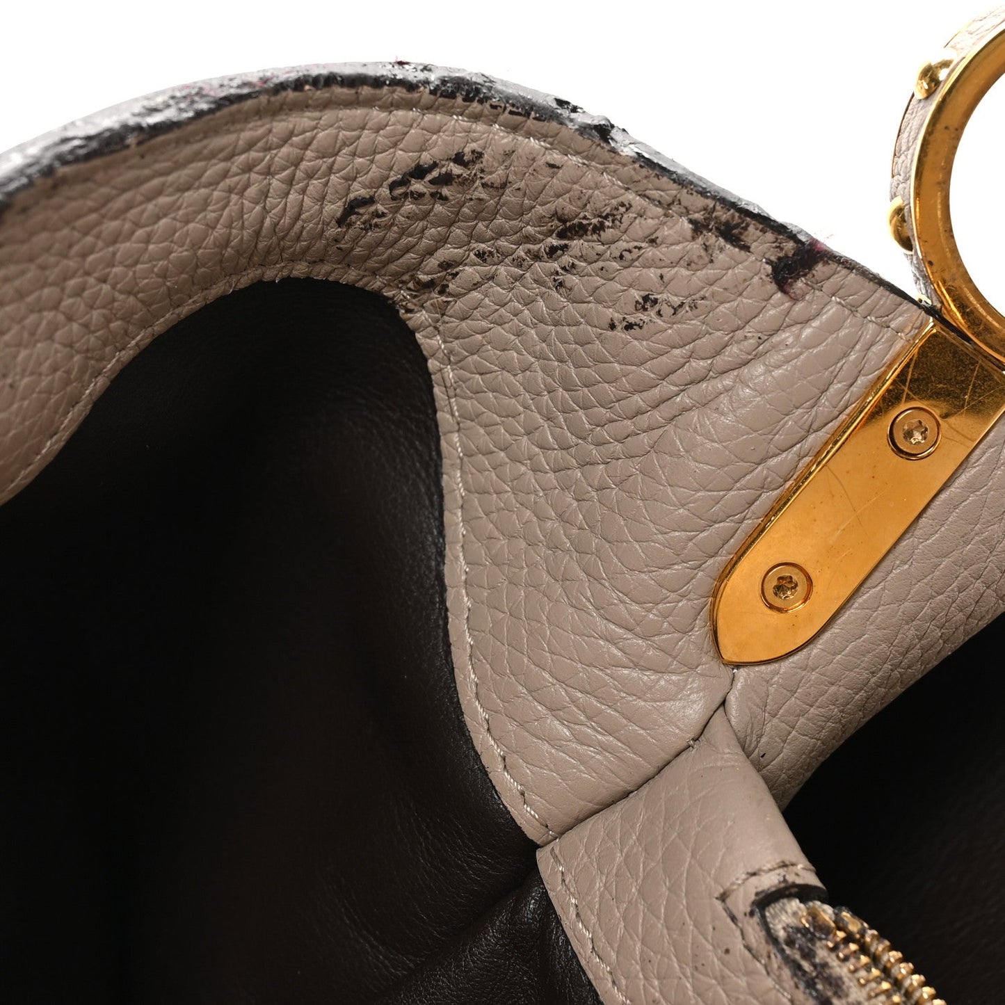 Taurillon Capucines MM Galet