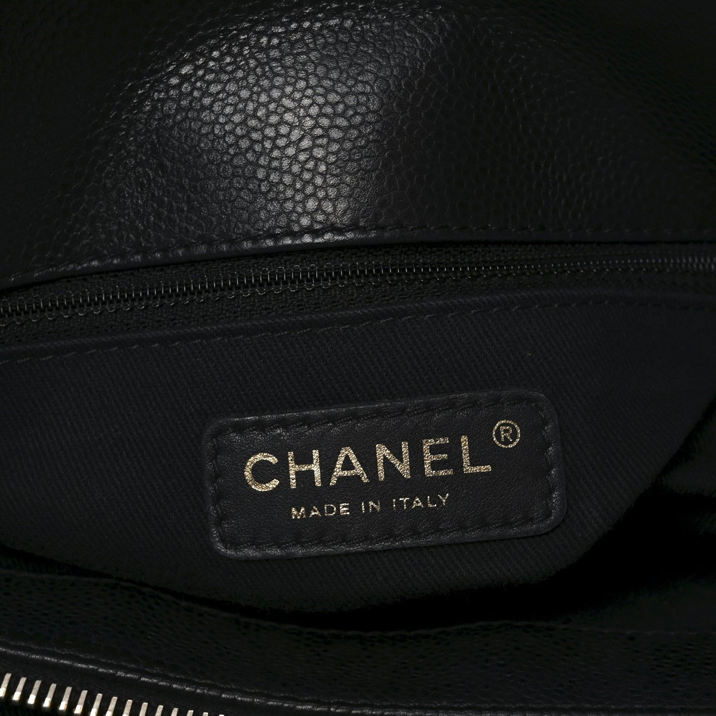Caviar Quilted Timeless CC Soft Tote Black