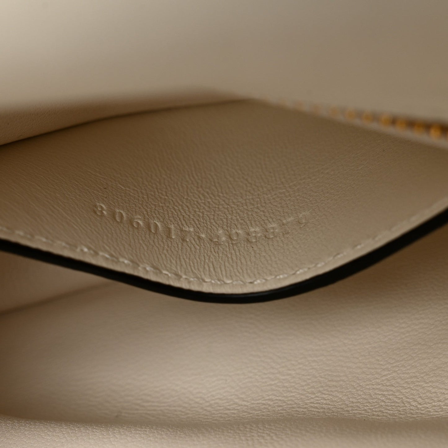 Lambskin Mini GG Milano Top Handle Shoulder Bag White
