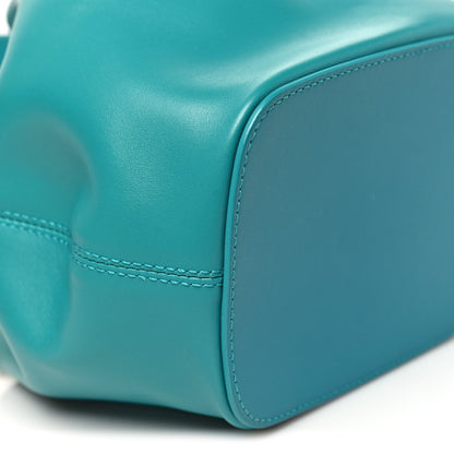 Calfskin Serpenti Forever Bucket Bag Tropical Turquoise