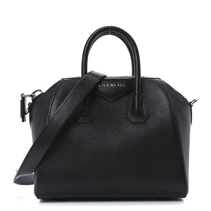 Sugar Goatskin Mini Antigona Black