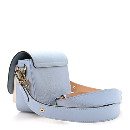 Grained Calfskin Lockme Tender Bleu Nuage