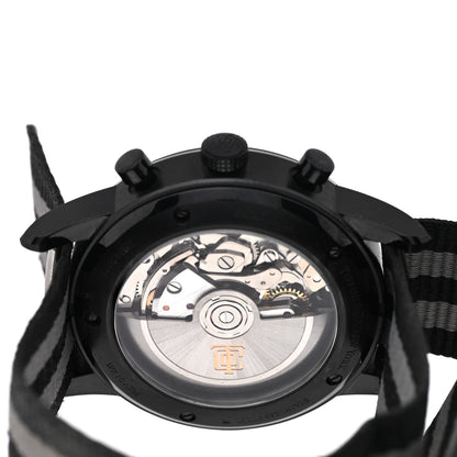 DLC Stainless Steel Nylon 40mm CT60 Automatic Watch Black