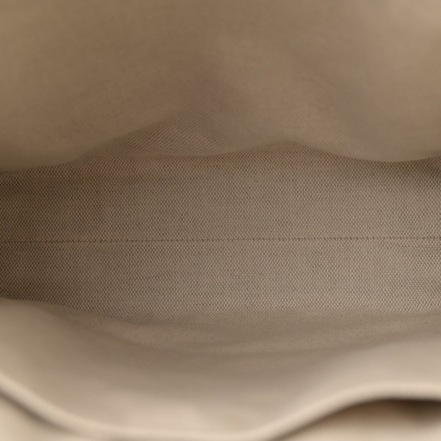 Goatskin Logo Embossed Shopping Tote Limone