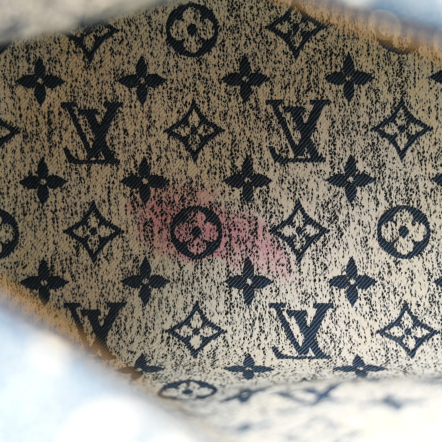 Monogram Jacquard Denim Speedy Bandouliere 25 Bleu