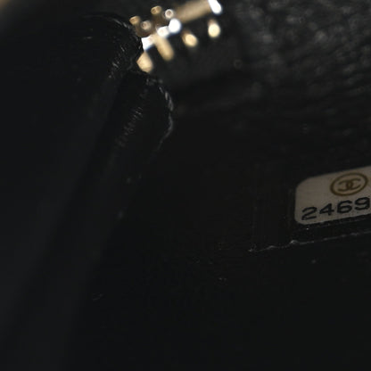 Caviar Quilted Medium Business Affinity Flap Black