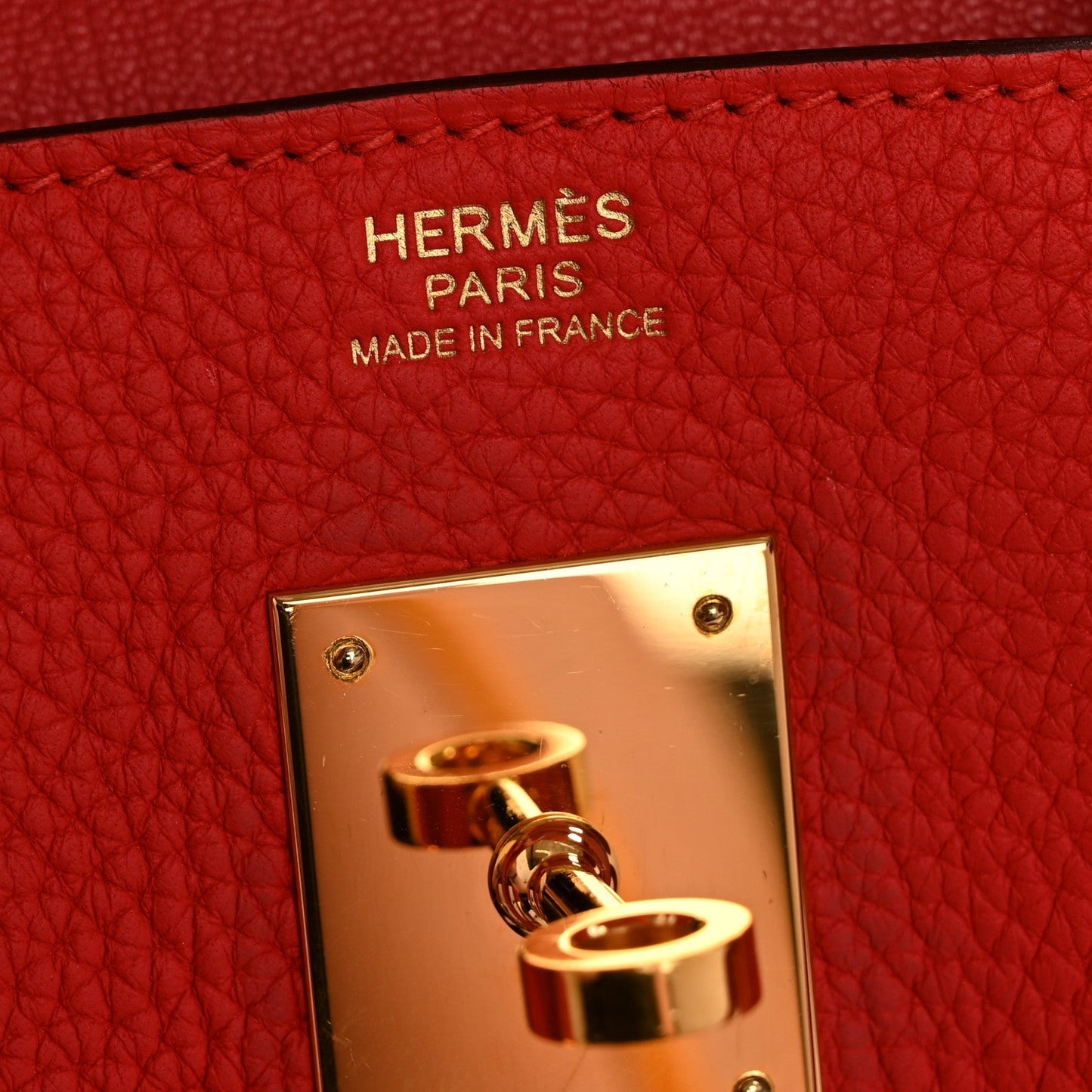 Togo Birkin 30 Rouge Tomate