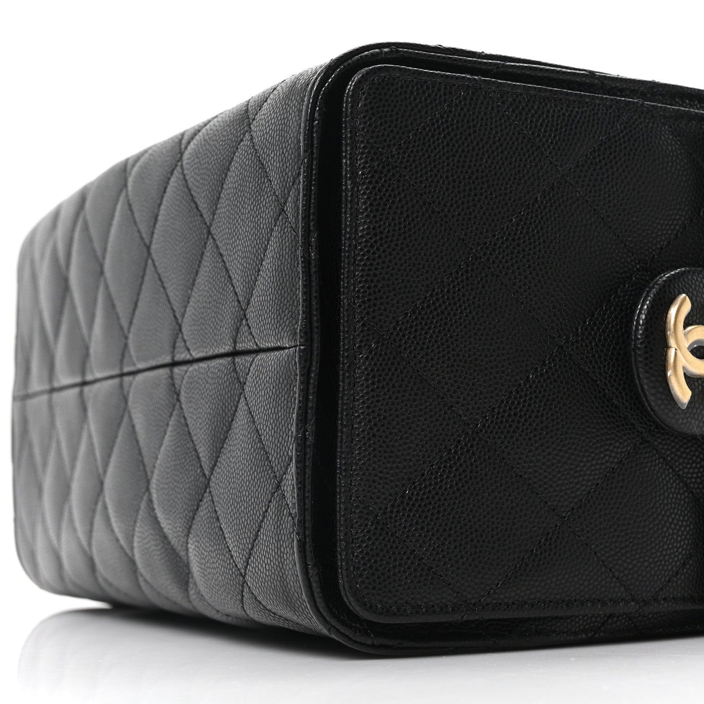 Caviar Quilted Small Chanel 25 Handbag Black