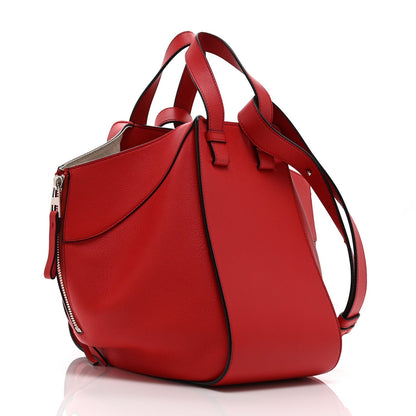 Calfskin Small Hammock Shoulder Bag Scarlet Red