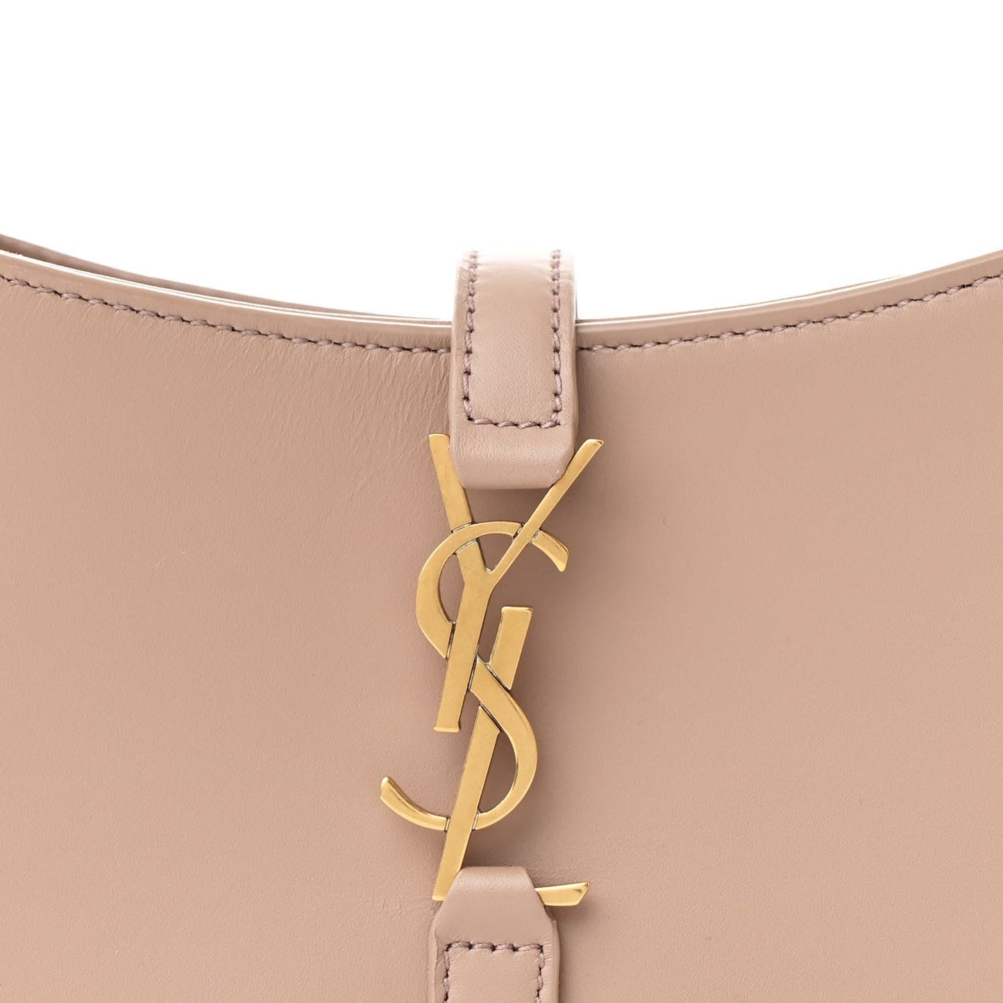 Smooth Calfskin Le 5 A 7 Mini Hobo Dark Beige