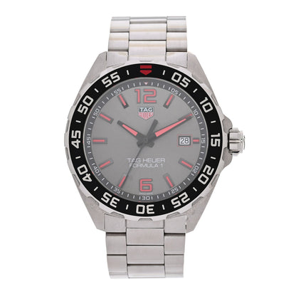 Stainless Steel 43mm Formula 1 Quartz Watch Silver WAZ1018