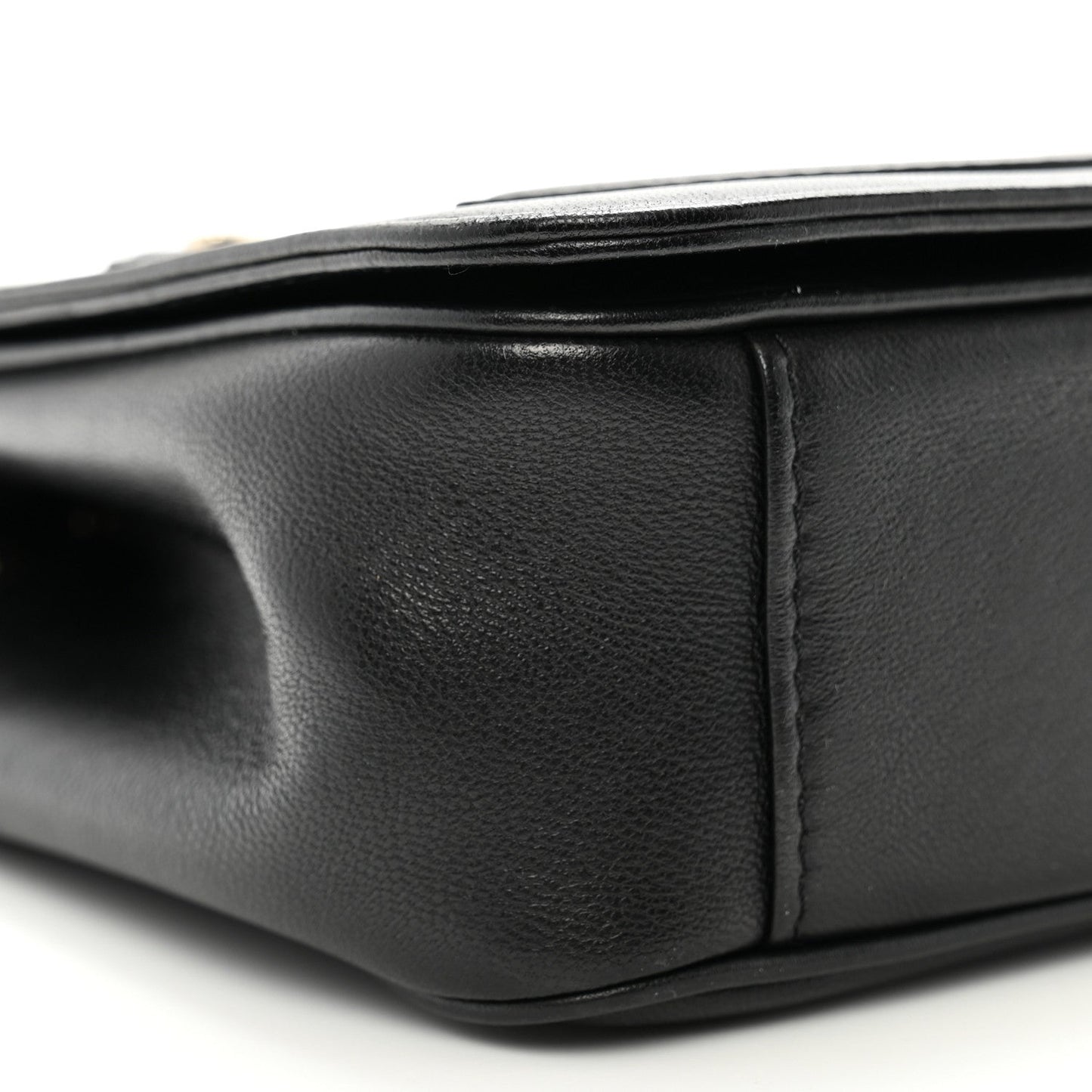 Lambskin CC Mania Flap Bag Black
