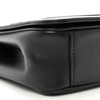 Lambskin CC Mania Flap Bag Black