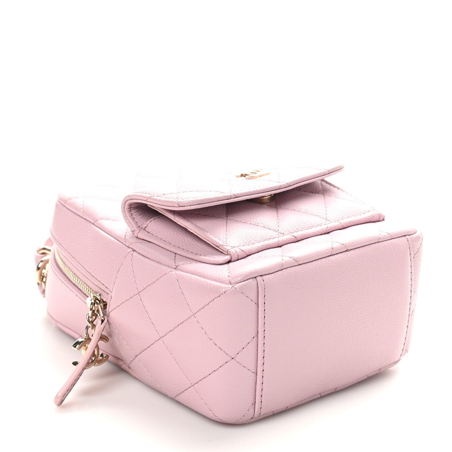 Caviar Quilted CC Mini Classic Backpack Lilac