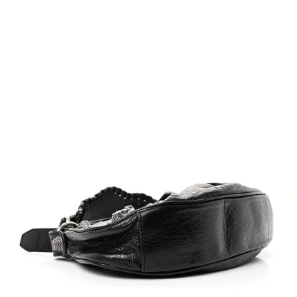 Agneau Arena Le Cagole Shoulder Bag XS Black