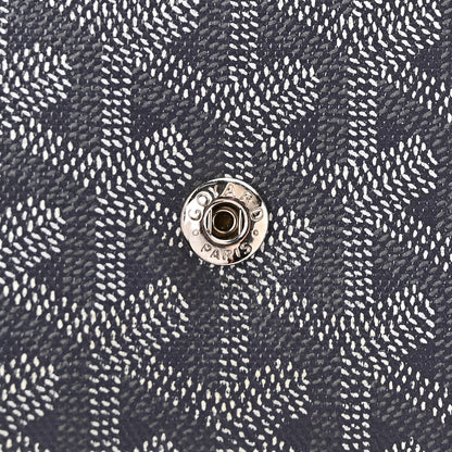 Goyardine Monte Carlo Bois Clutch With Strap Gray