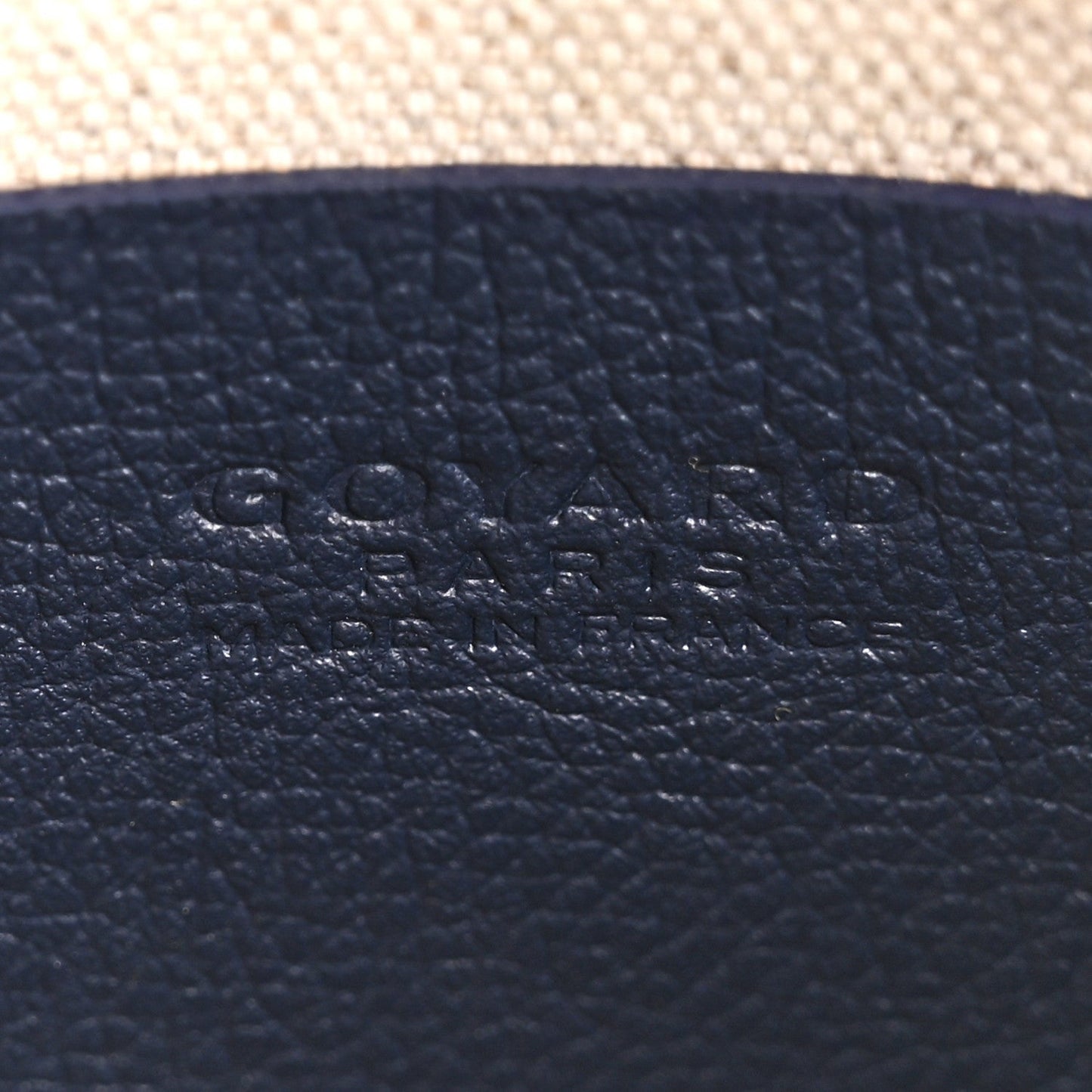 Goyardine Plumet Wallet Clutch Navy