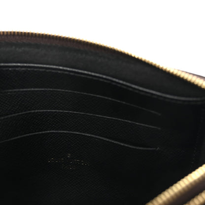 Reverse Monogram Giant Double Zip Pochette