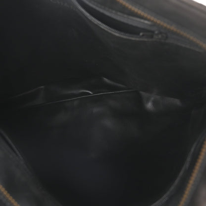 Calfskin Quilted CC Shopping Tote Black