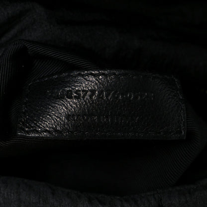 Nylon Quilted Small Loulou Puffer Monogram Chain Satchel Black