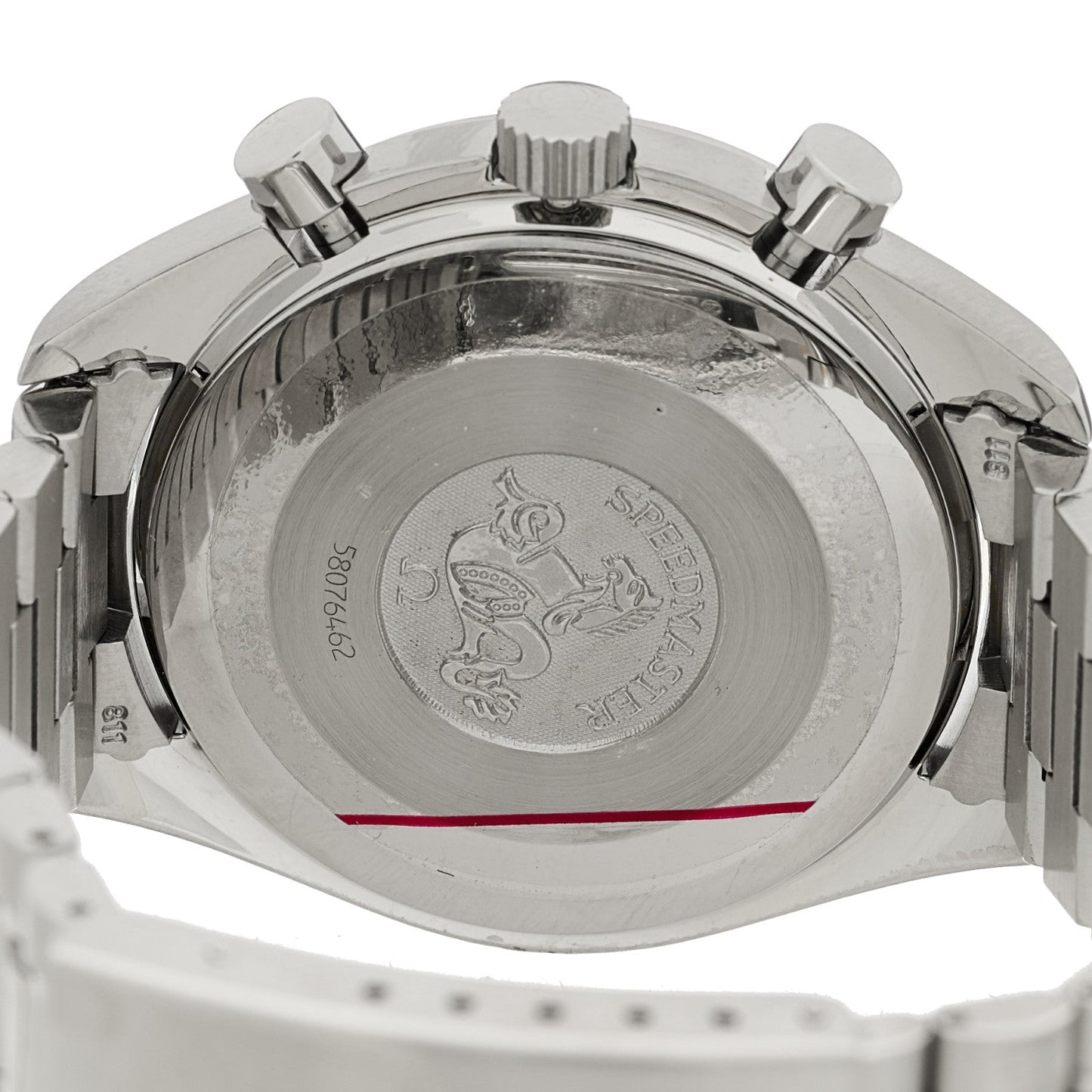 Stainless Steel Mother of Pearl 39mm Speedmaster Chronograph Automatic Watch 3502.71