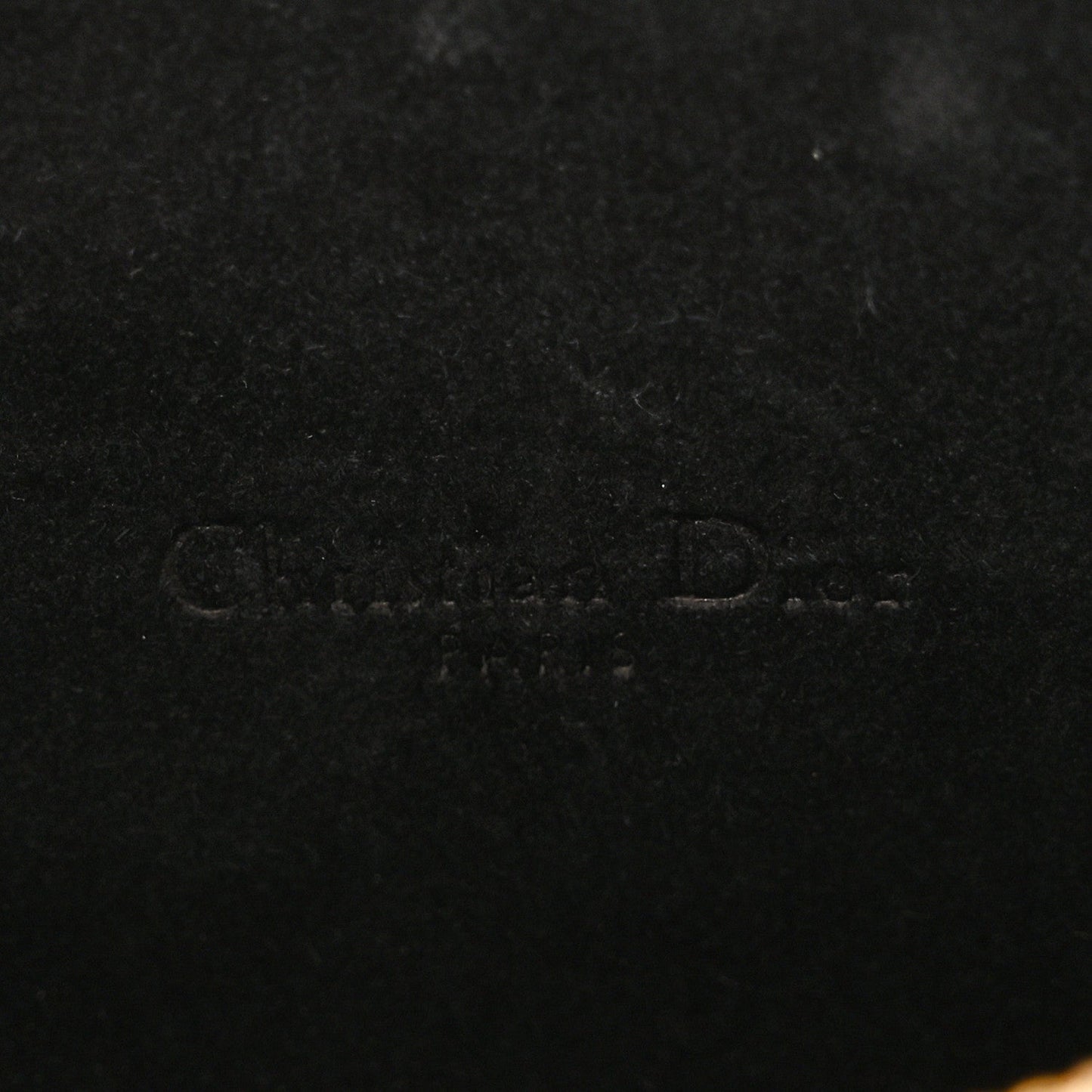 Grained Calfskin Caro Double Pouch Black