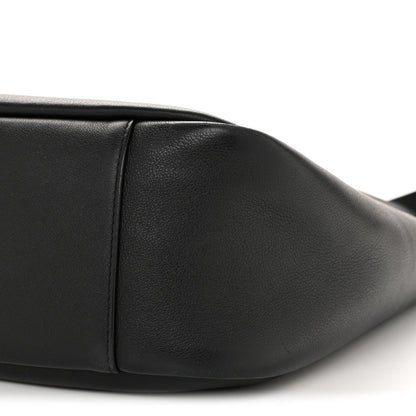 Smooth Calfskin Large Le 5 A 7 Soft Hobo Black