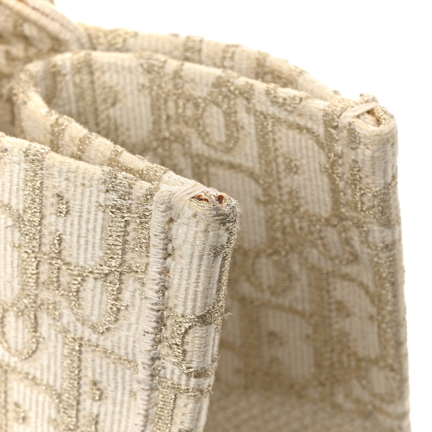 Oblique Medium Book Tote Gold Multicolor