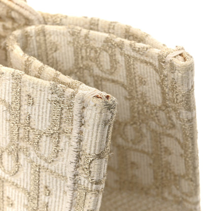 Oblique Medium Book Tote Gold Multicolor