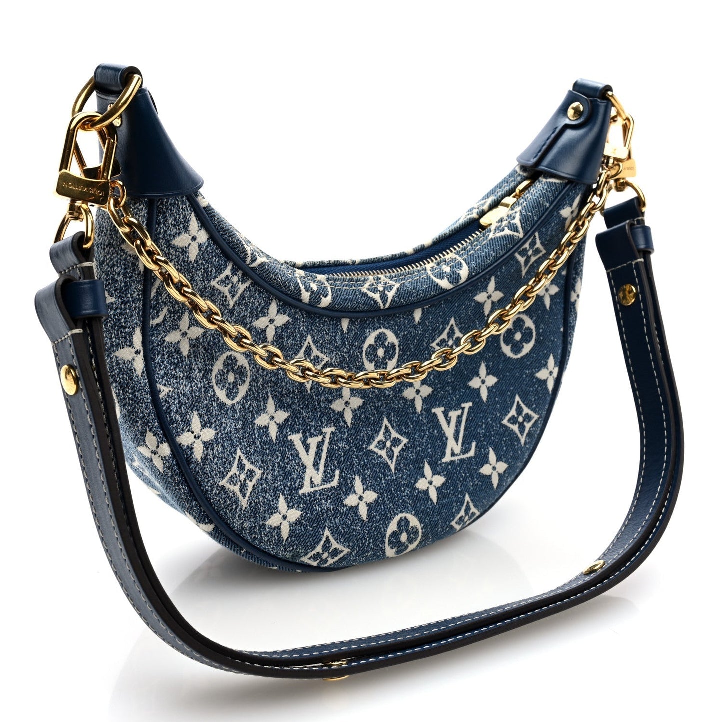 Monogram Jacquard Denim Loop Bleu