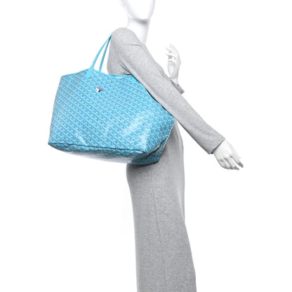 Goyardine Saint Louis GM Balise Beach Towel Set Turquoise
