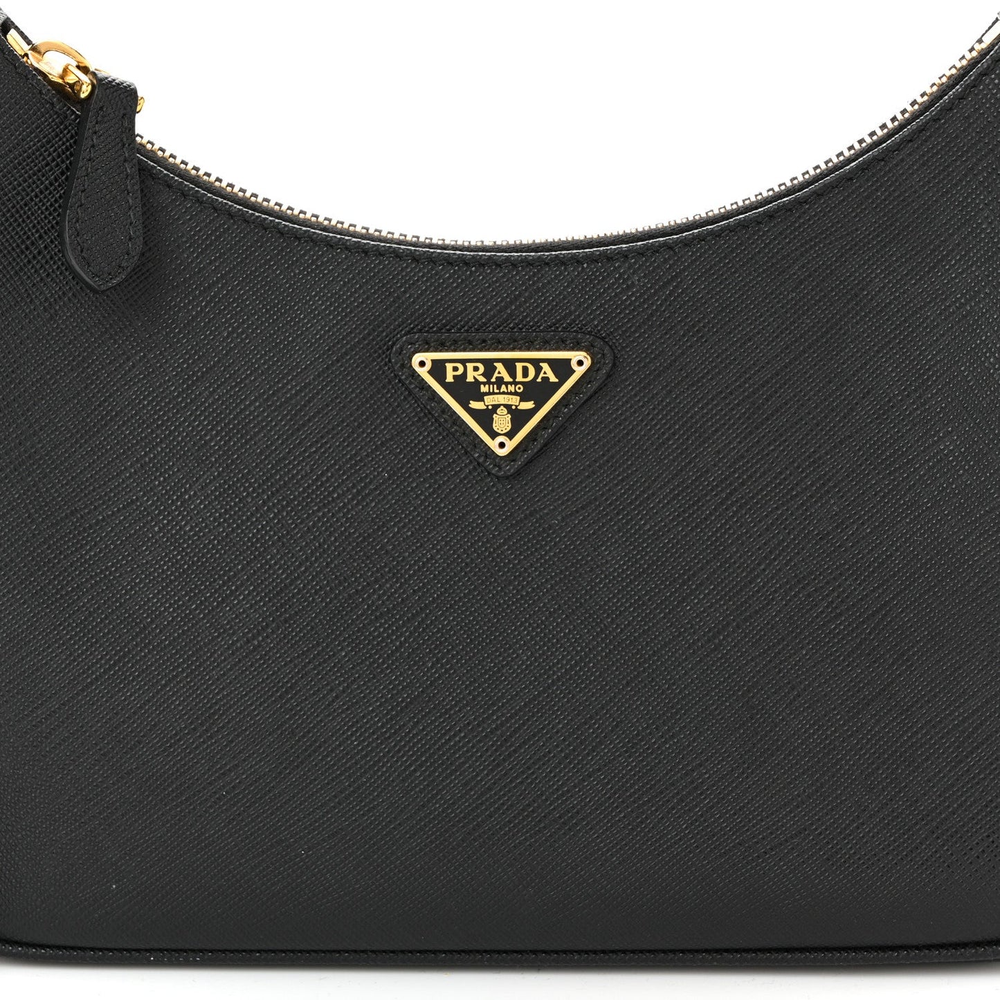 Saffiano Lux Re-Edition 2005 Shoulder Bag Black