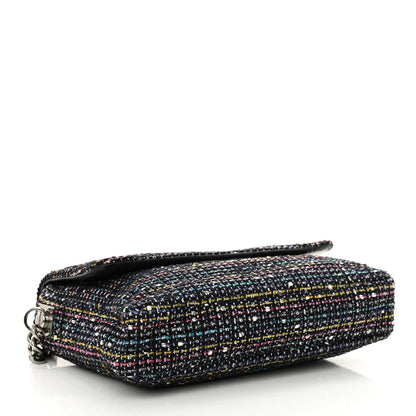 Tweed Small Messenger Flap Navy