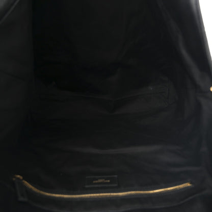 Lambskin Quilted Maxi Icare Shopping Tote Black