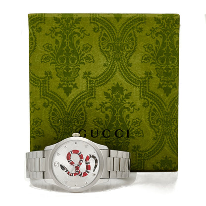 Stainless Steel 38mm G-Timeless Snake Quartz Watch