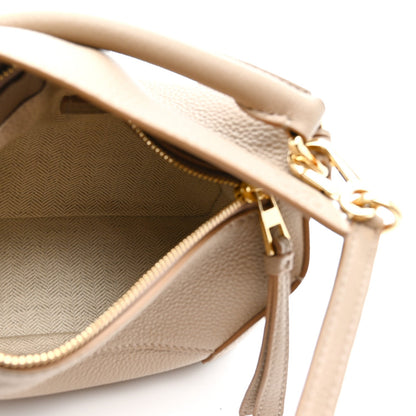Calfskin Mini Puzzle Edge Bag Sand