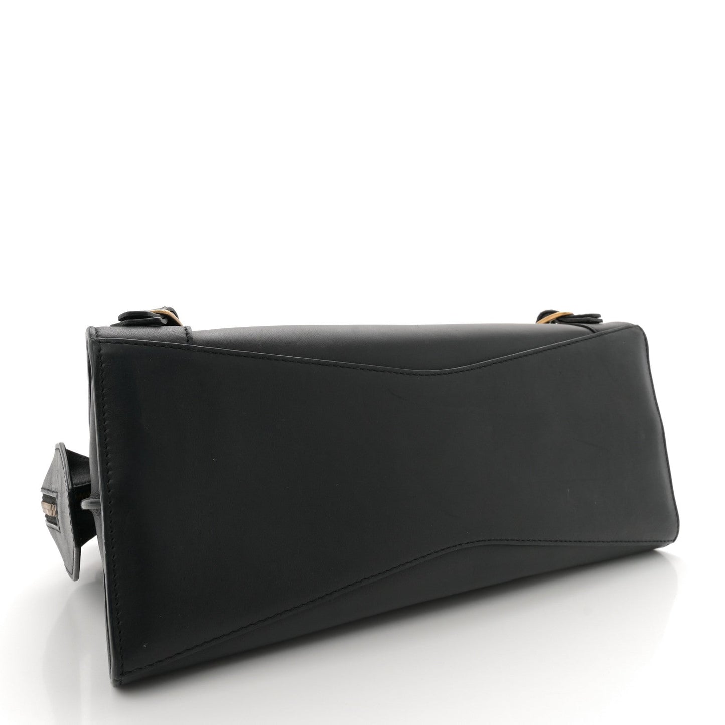 Smooth Calfskin Neo Classic Brass Hardware S City Black