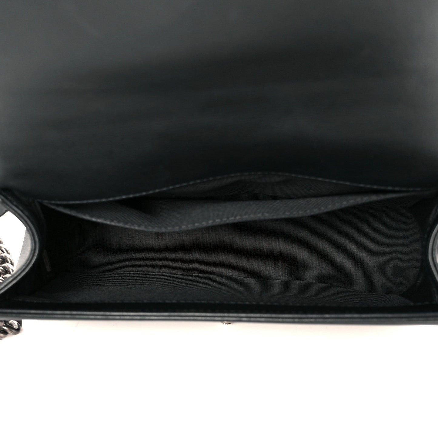 Calfskin Quilted Medium Boy Flap Black