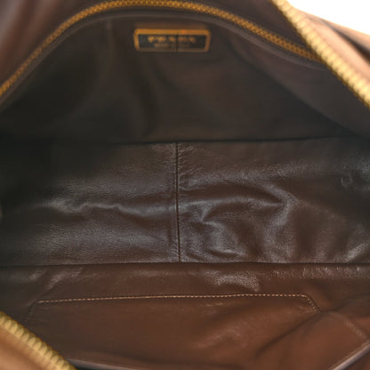Scamosciato Suede Large Aimee Shoulder Bag Cacao